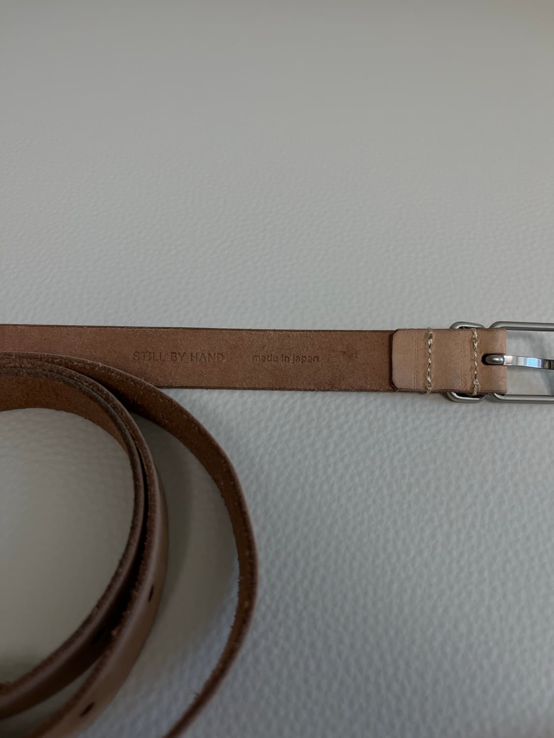 스틸바이핸드 18mm leather belt 상품이미지4