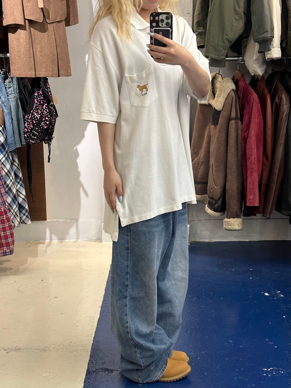 Prl 폴로 랄프로렌 도그 카라 반팔티 상품이미지2
