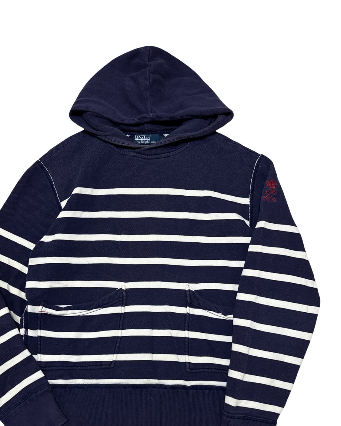 폴로 랄프로렌 스트라이프 네이비 후드티 상품이미지2