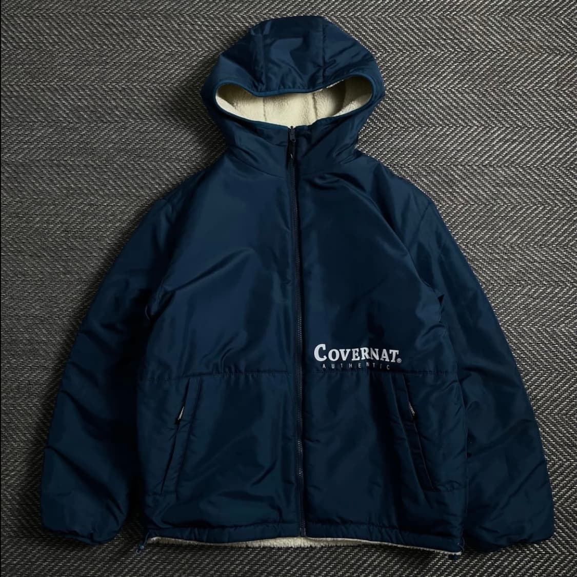 커버낫 리버시블 후드 플리스 자켓o 4879 상품이미지5