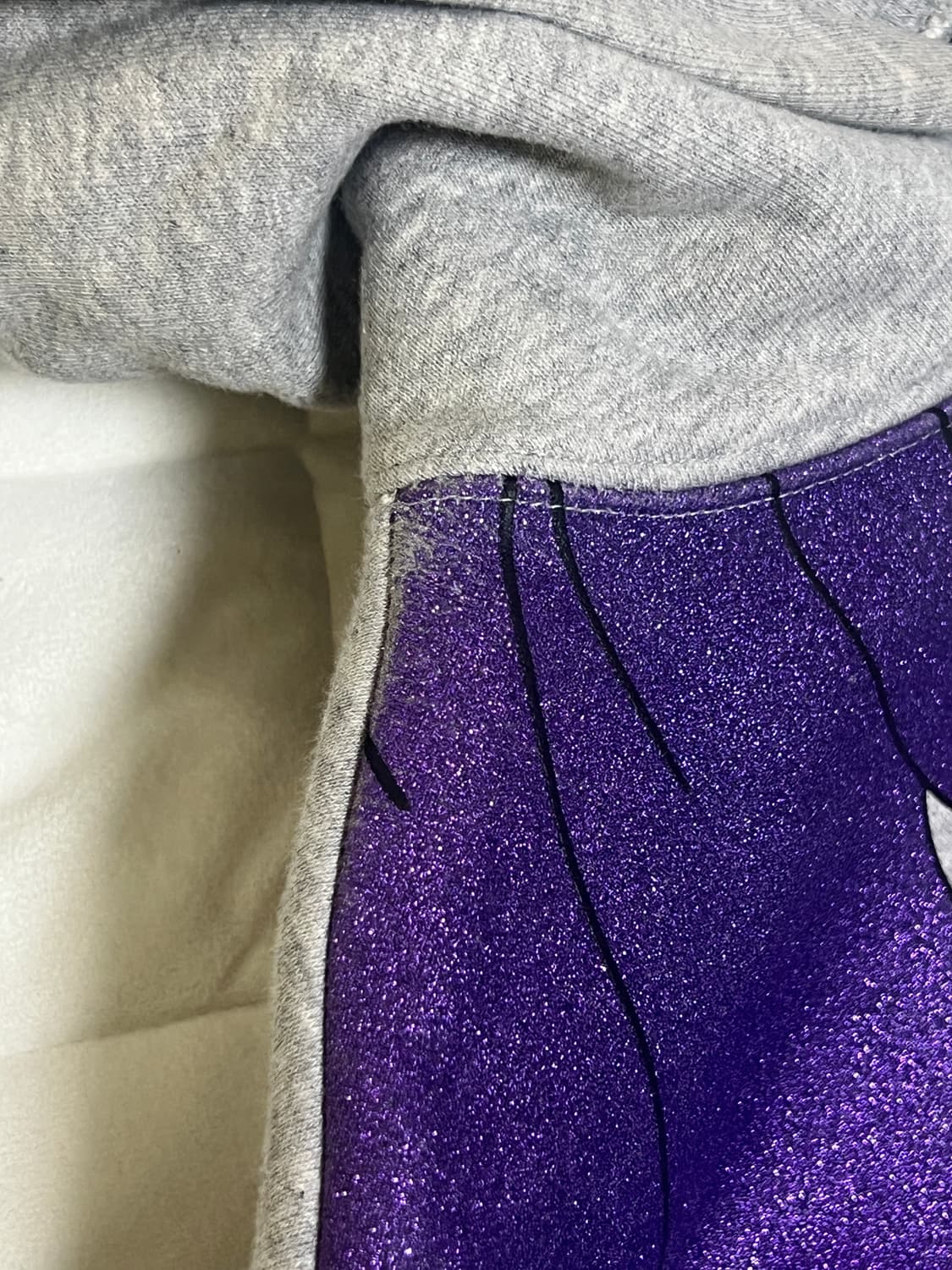 나이스고스트클럽 ghost angels glitter 후드티 상품이미지2