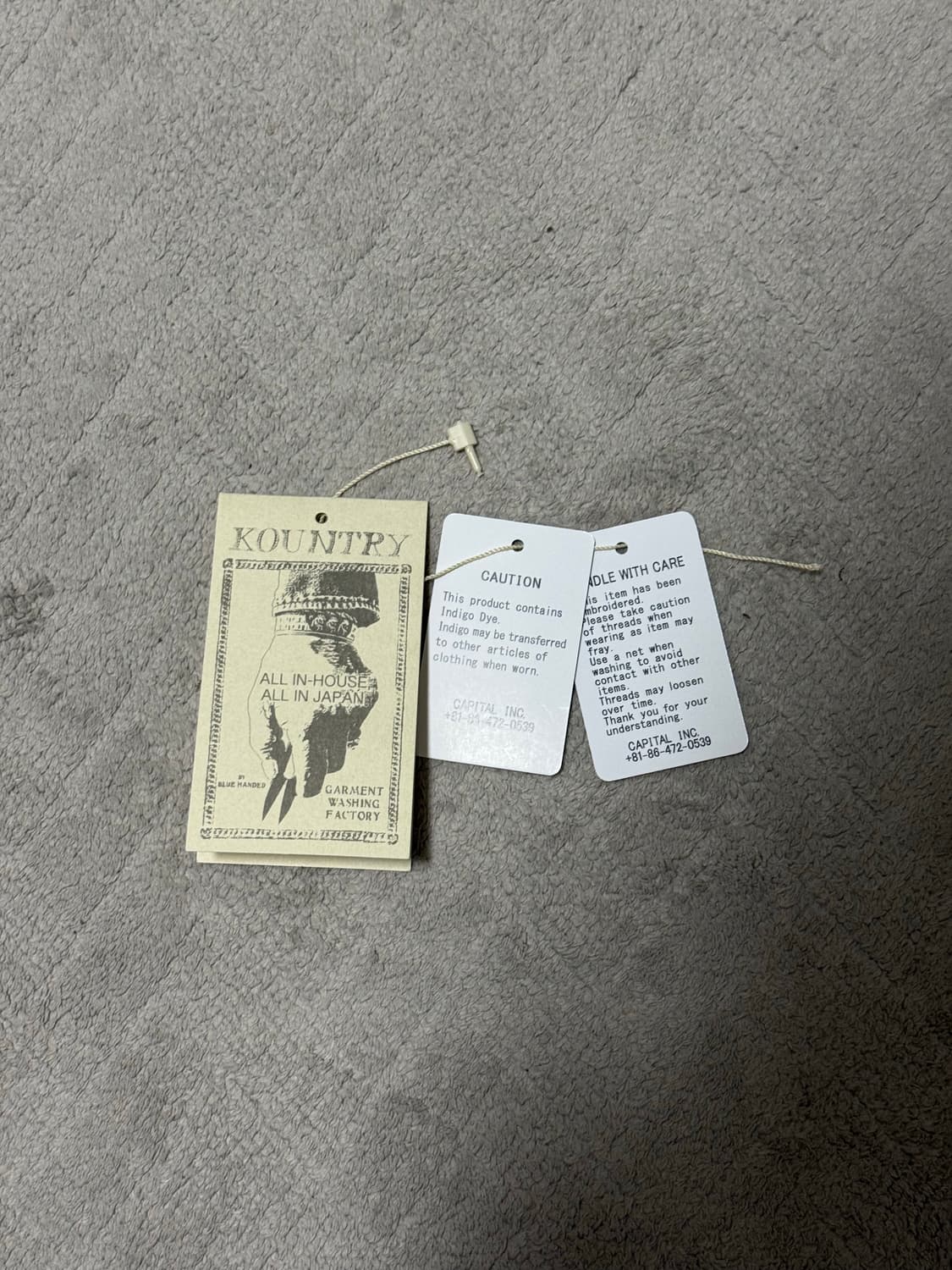 캐피탈 본 데님 인디고 32 상품이미지10