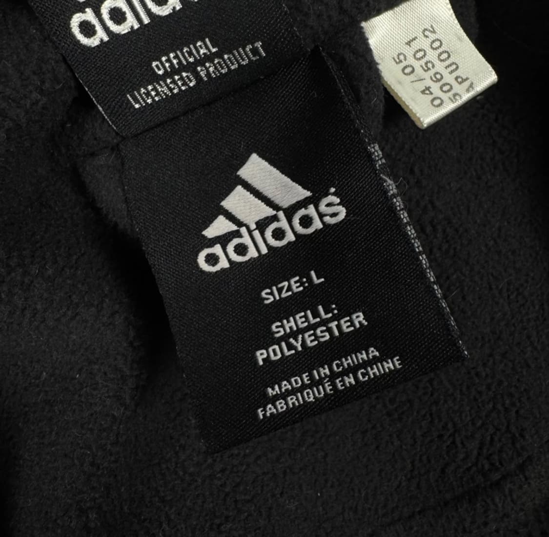 아디다스 올블랙 뉴질랜드 국대 플리스 집업 웜업 상품이미지5