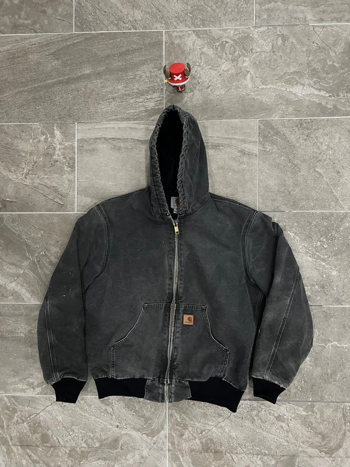 (M) 칼하트 덕 액티브 후드자켓 J130 BLK 블랙 상품이미지1