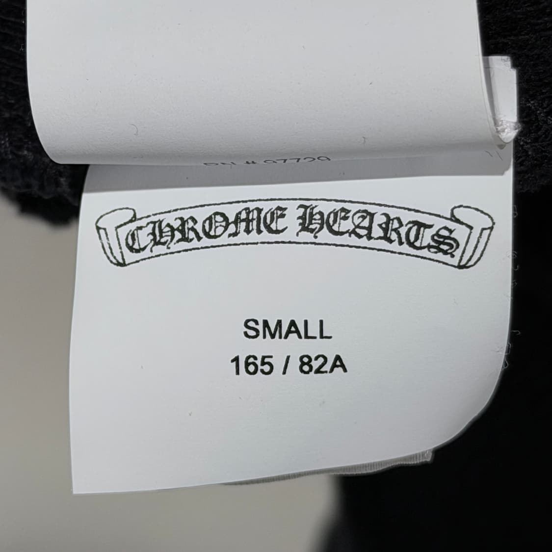 (A+/S) / 크롬하츠 레더 패치 크롭 니트 블랙 상품이미지9