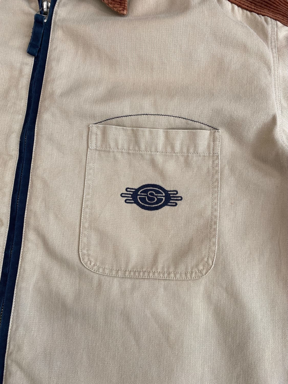 90-00's S.Oliver HBT 워크 셔츠 자켓 상품이미지5