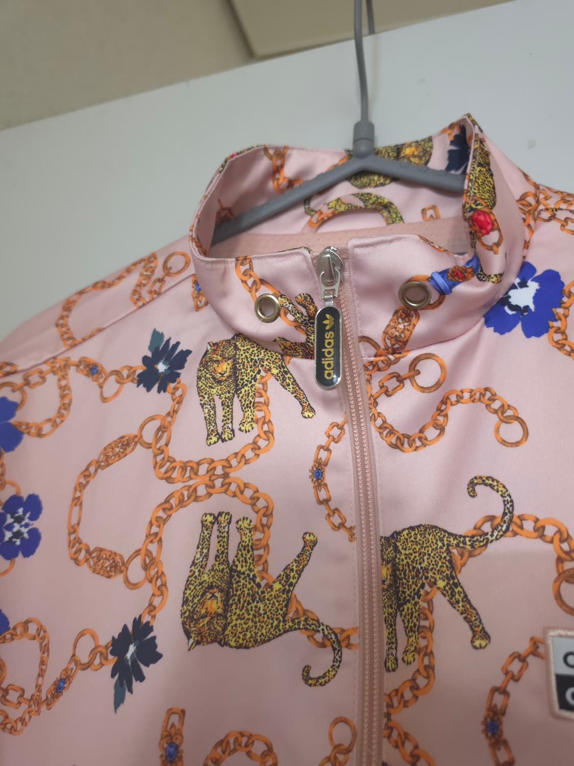 아디다스 핑크 레오파드 트레이닝자켓 상품이미지5