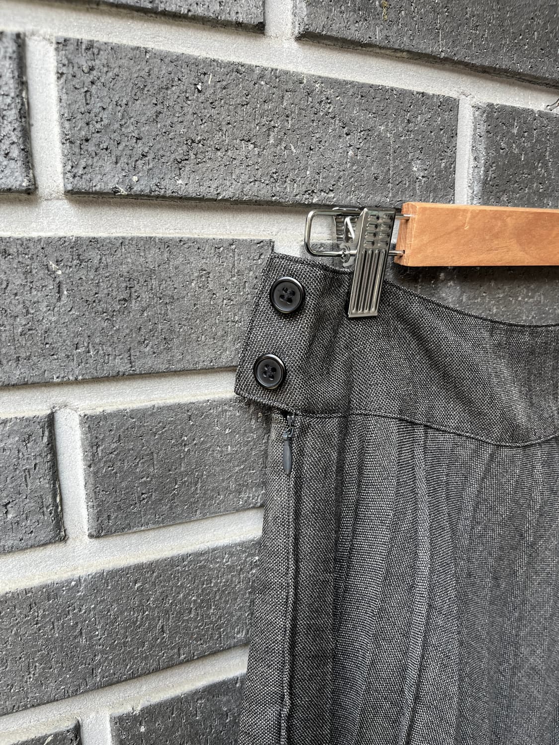 Theoria 플리츠 스커트 그레이 상품이미지7