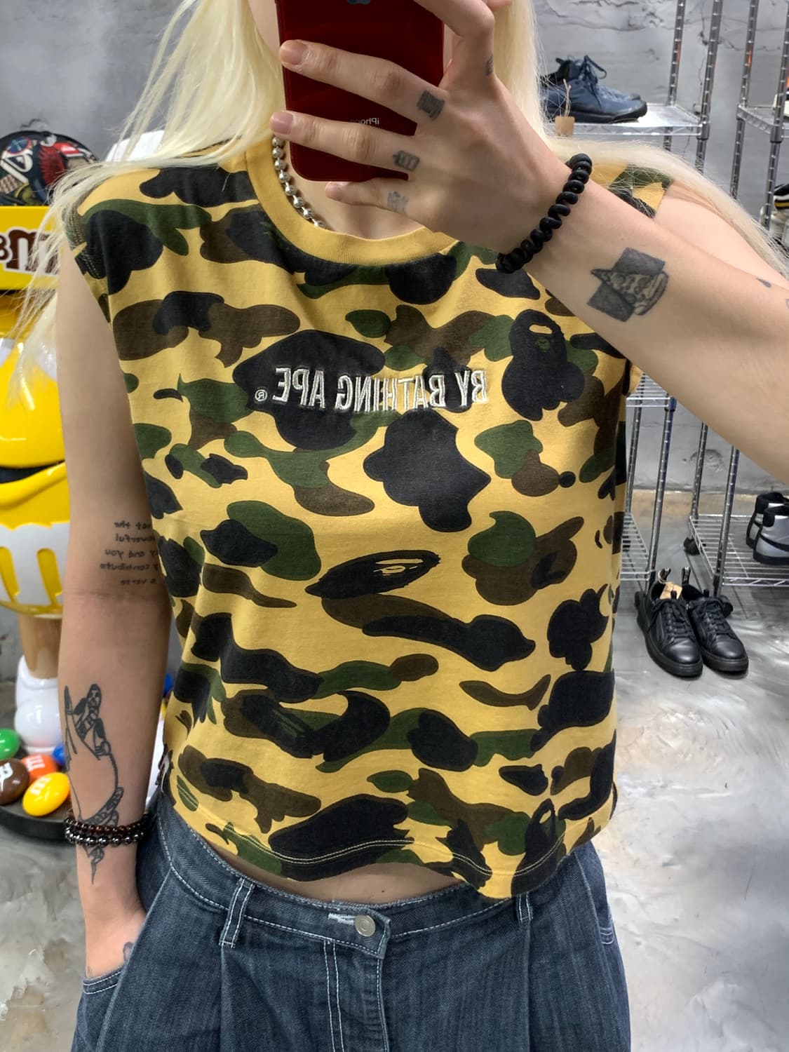 베이프 황계 카모 슬리브리스 상품이미지5