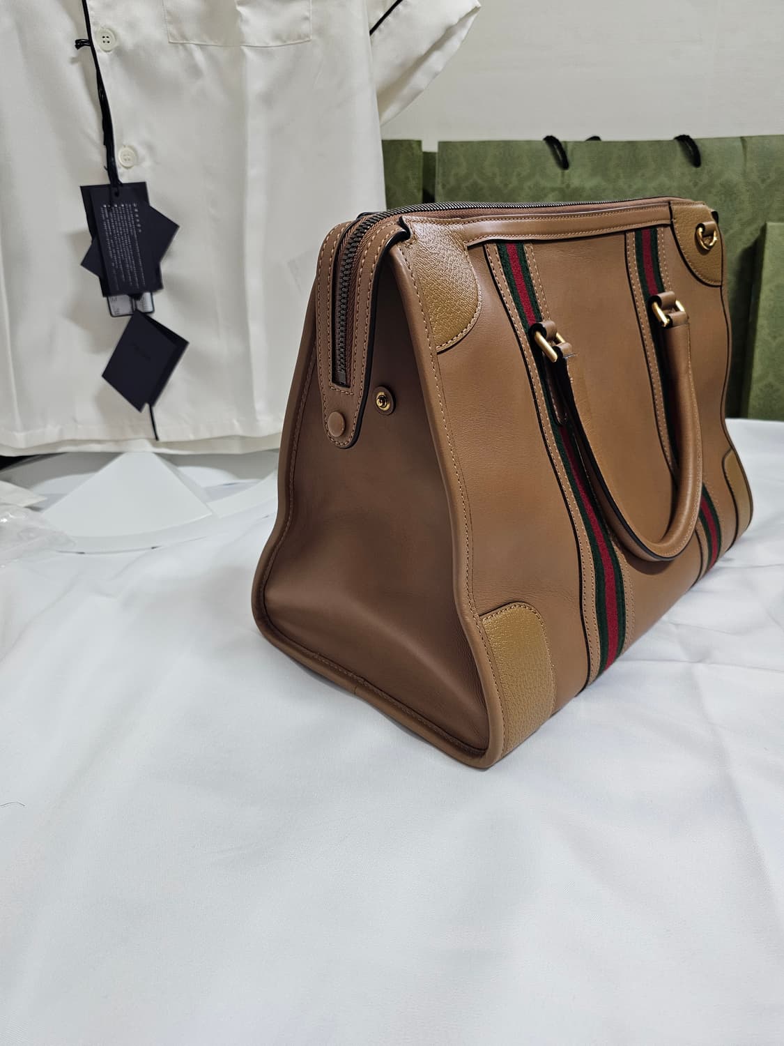 (새상품)구찌 더플백 구찌크로스백 라지사이즈 상품이미지6