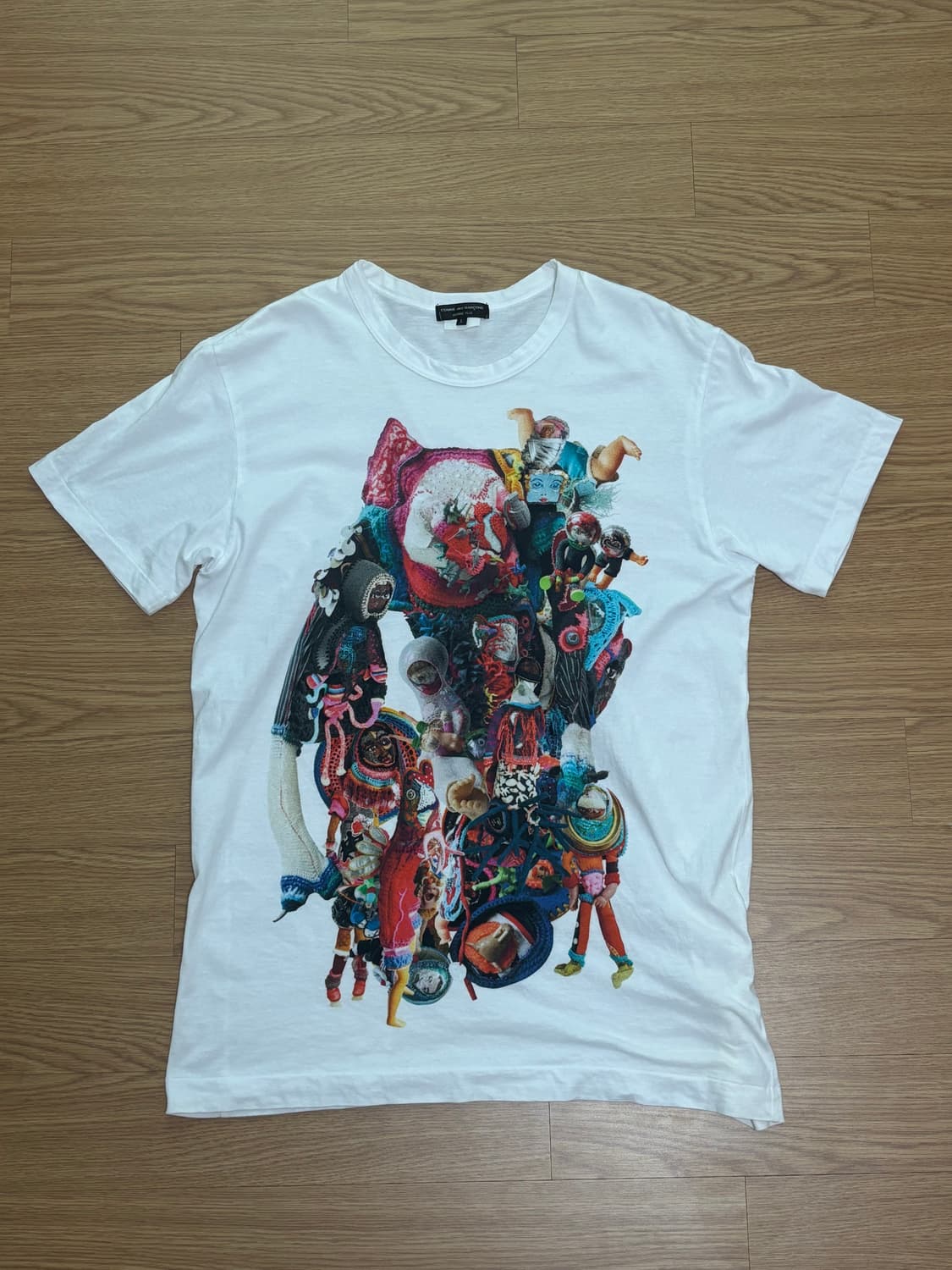 꼼데가르송 옴므 플러스 프린팅 티셔츠 L 상품이미지1