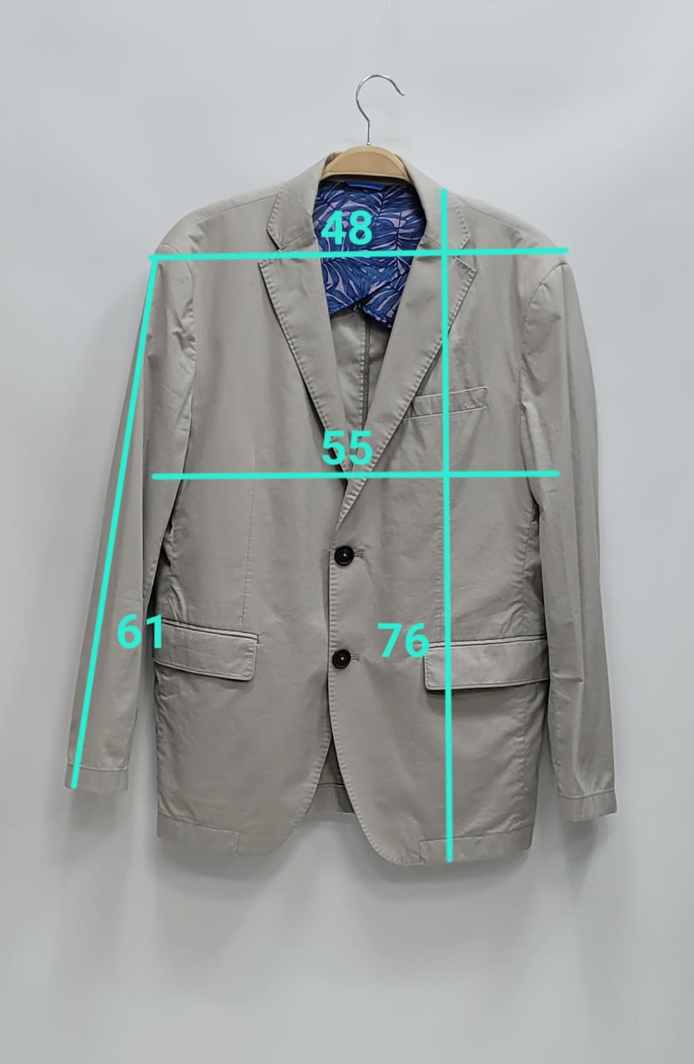 Henry Cottons 21SS 헨리코튼 코튼 블레이저 자켓/남 100 상품이미지10