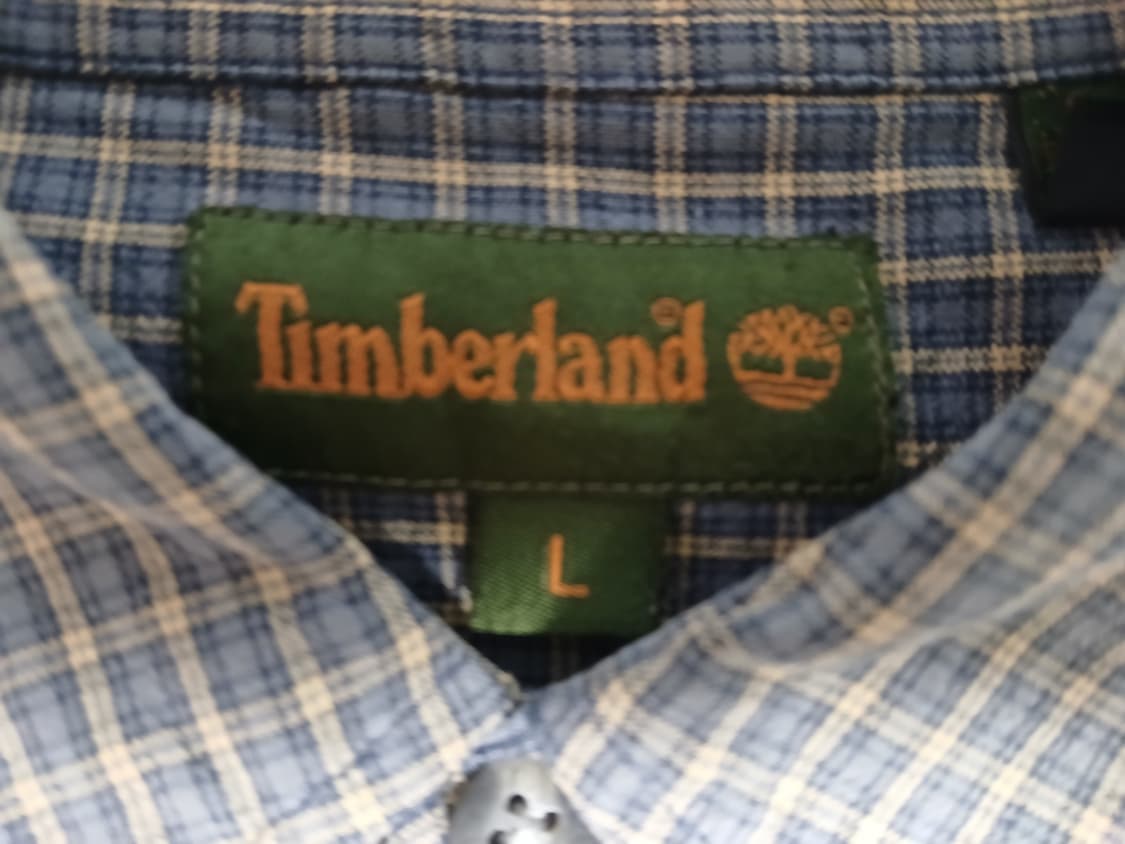 팀버랜드 체크 반팔 셔츠 상품이미지2