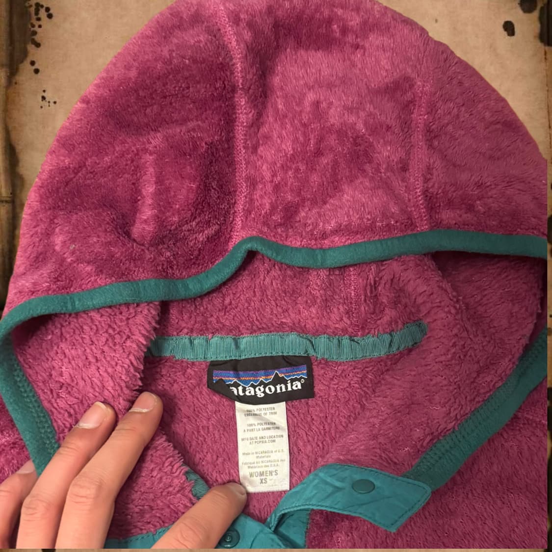 Patagonia 플리스 후드 풀오버 상품이미지3