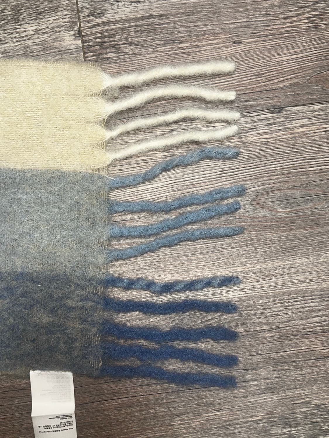 Acne Studios Mohair Check Scarf Pastel B 상품이미지7