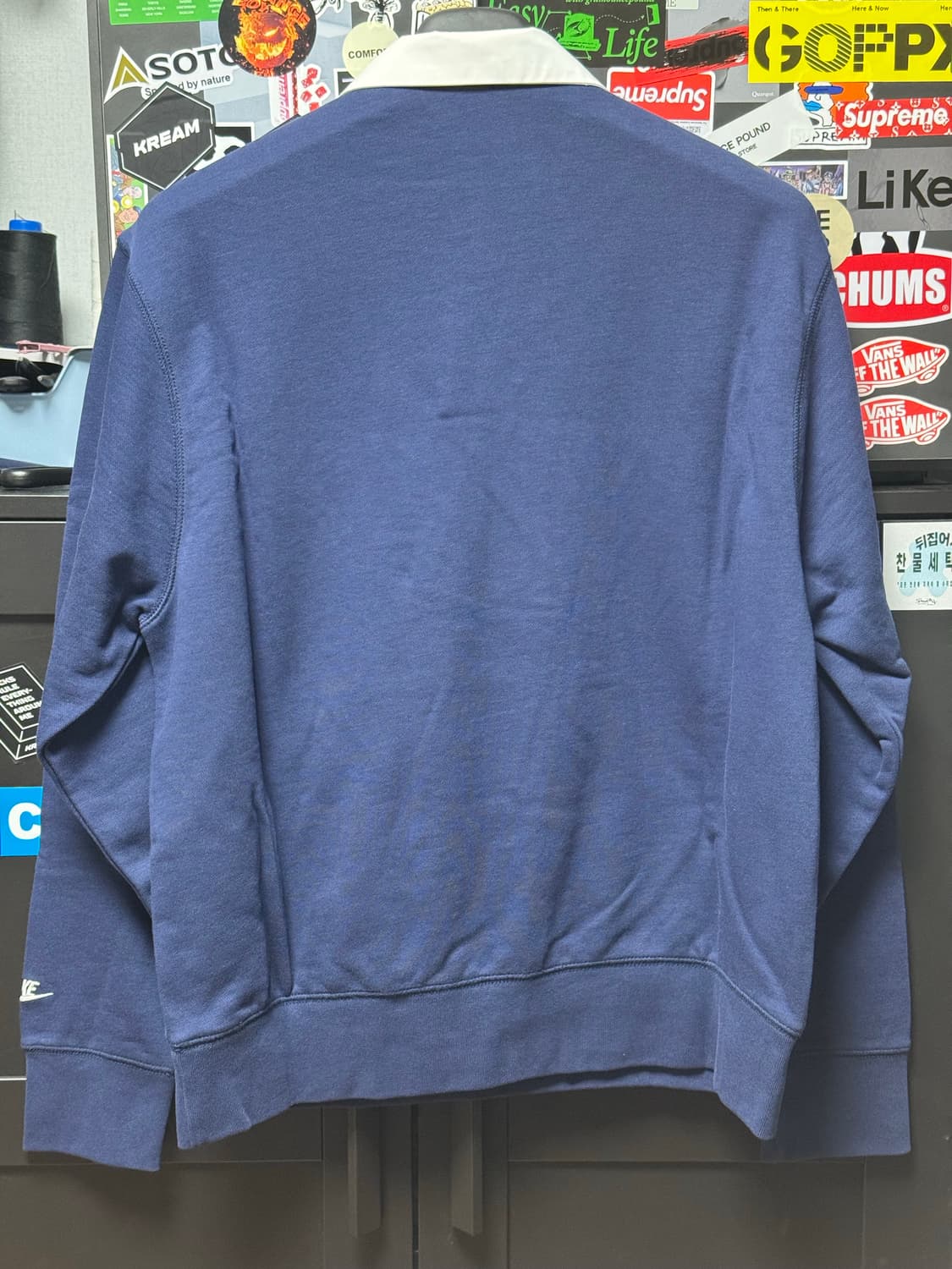 [XL] 주우재 착용 나이키 클럽 HBR 폴로 플리스 네이비 럭비티 상품이미지2