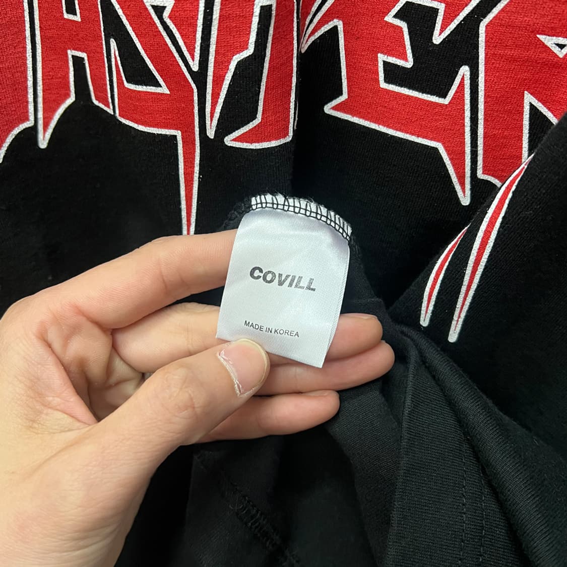 COVILL 스트라이크 마스터 오버핏 반팔티 FREE 상품이미지4