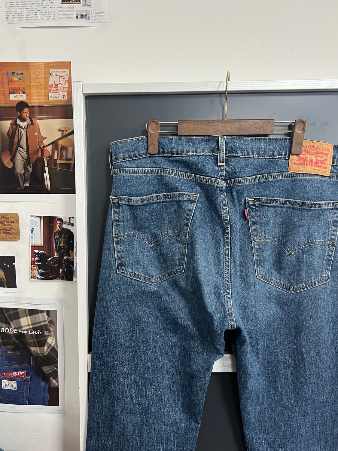 Levis 리바이스 505 레귤러 스트레이트핏 데님 팬츠 상품이미지2