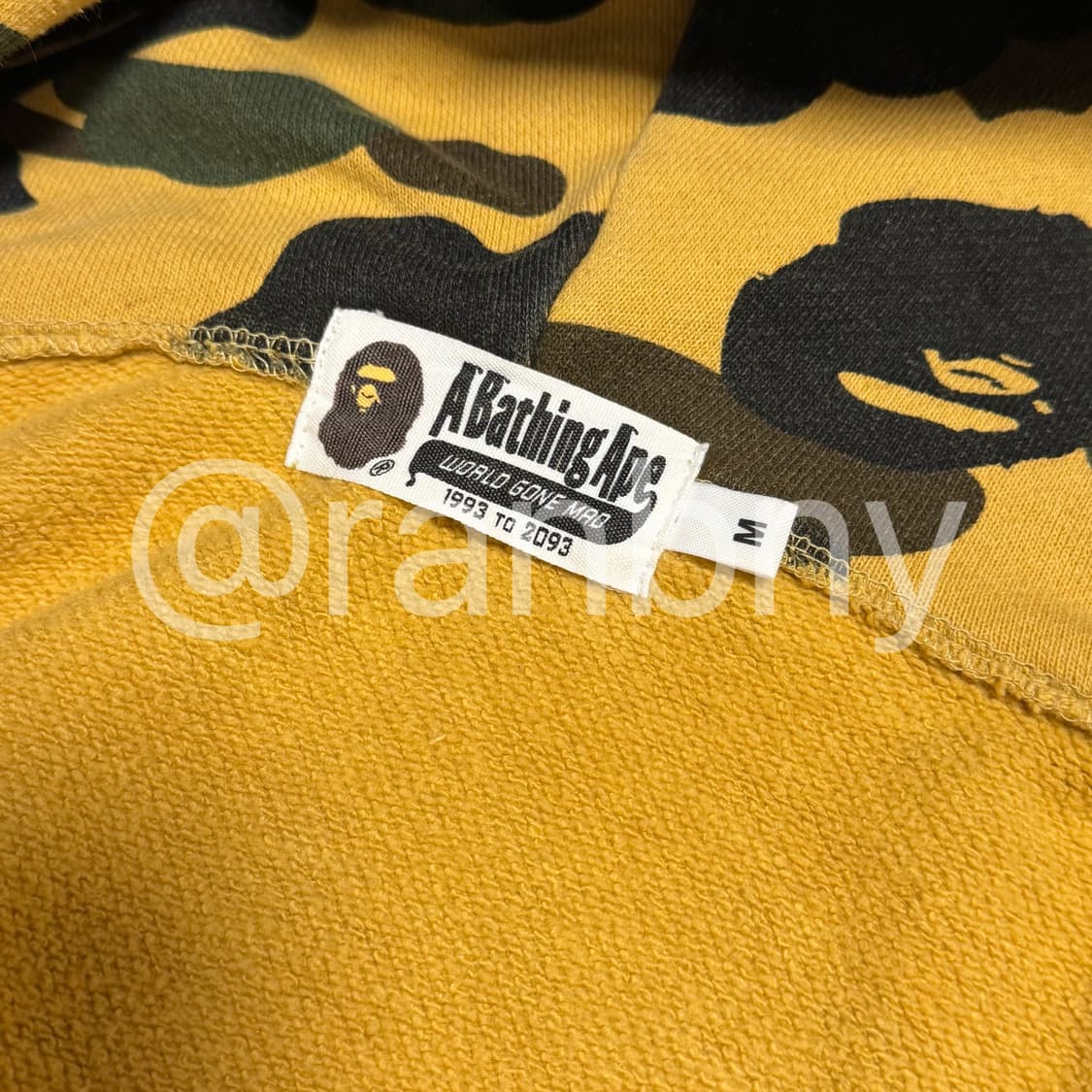 베이프 ponr 황계 사크 후드집업 상품이미지6