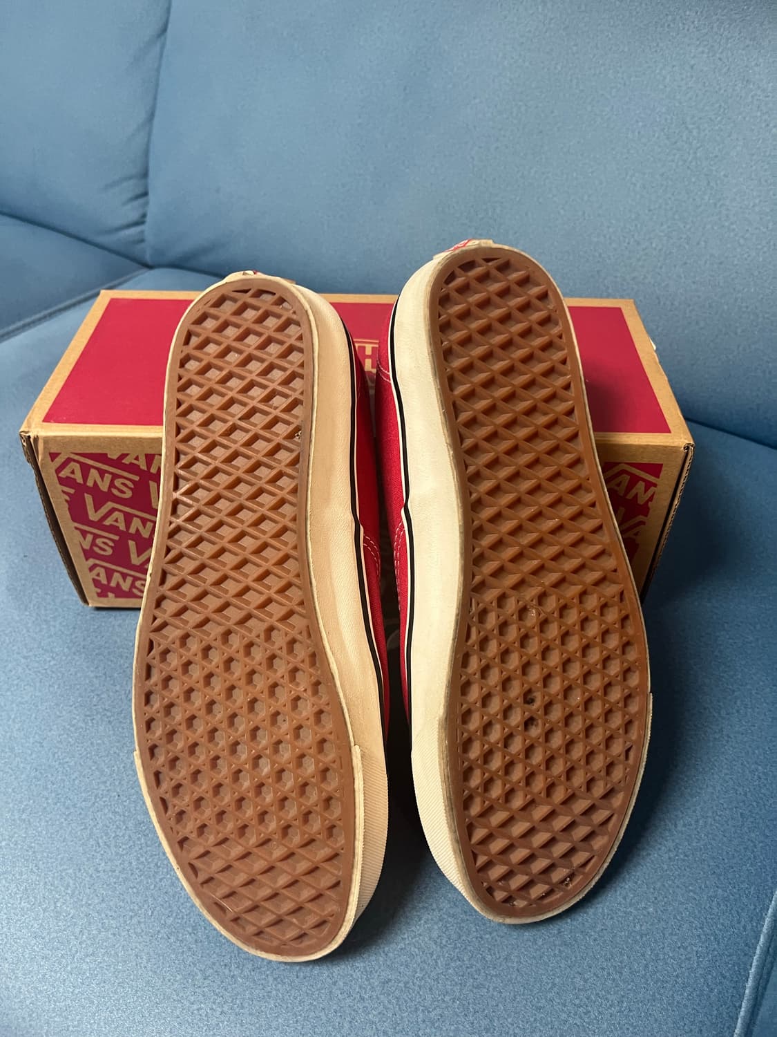 반스 어센틱 44 DX 애너하임 팩토리 레이싱 레드 상품이미지5