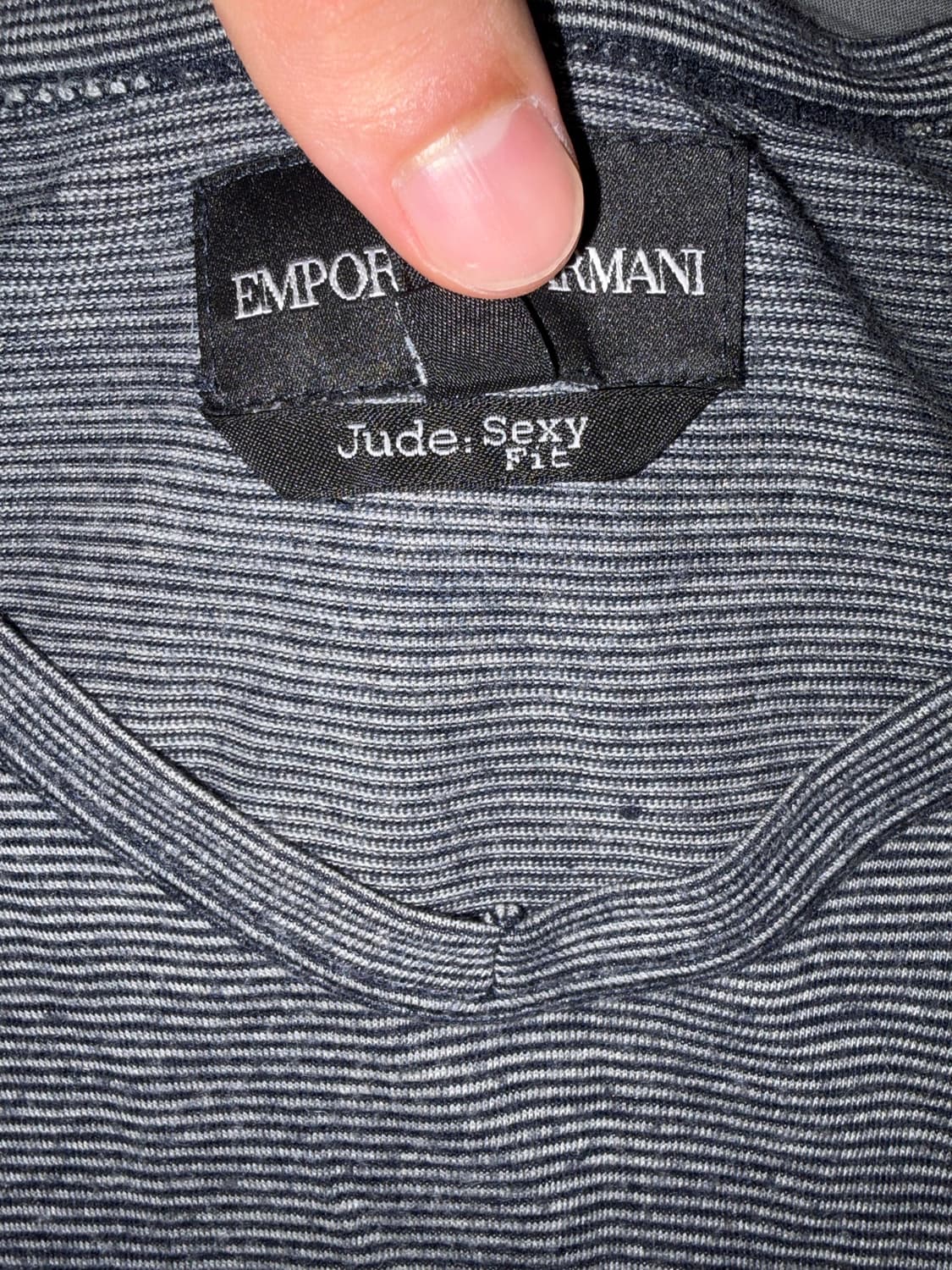 emporio armani striped tee 상품이미지3