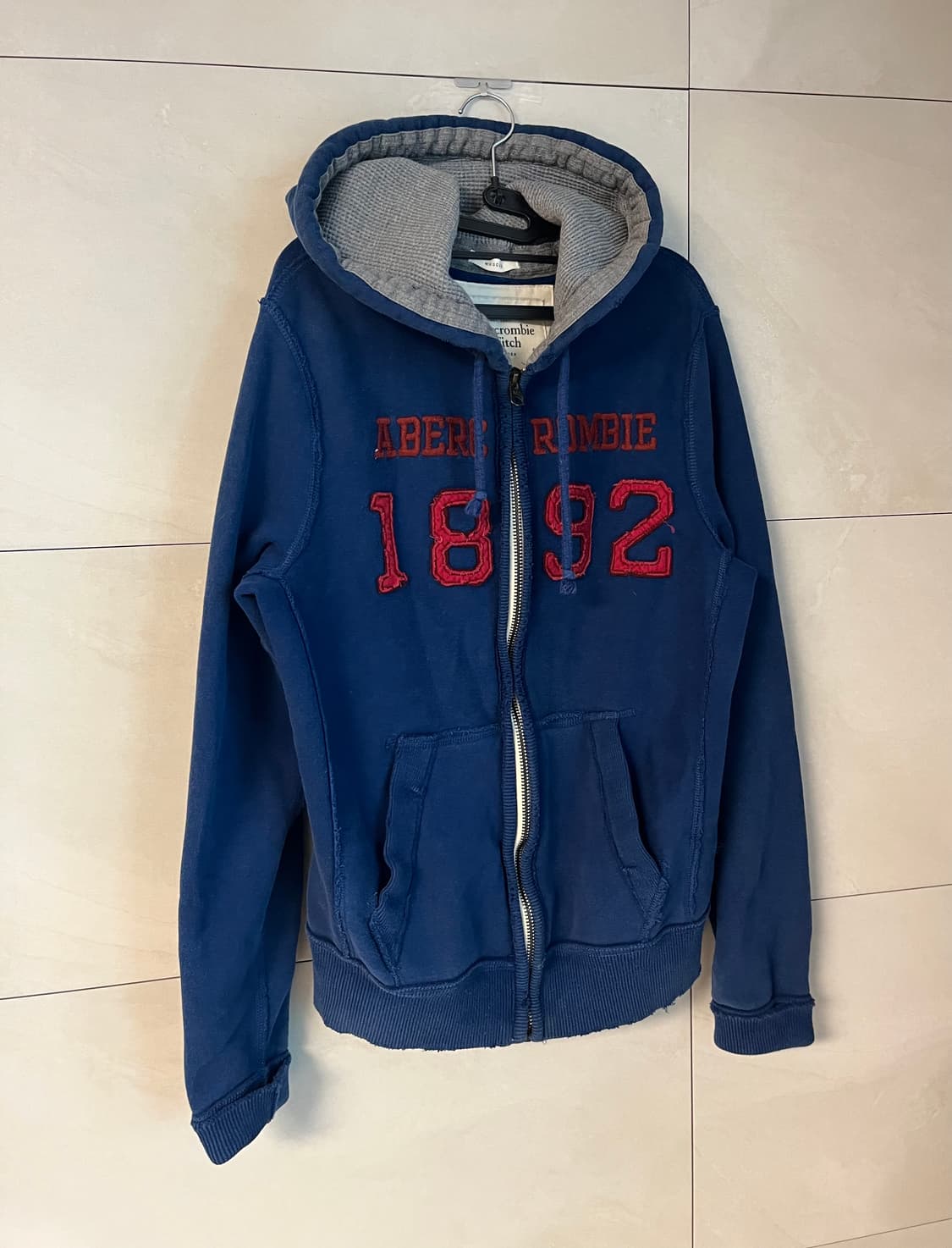 아베크롬비 네이비.블루 후드집업 [M] 상품이미지3