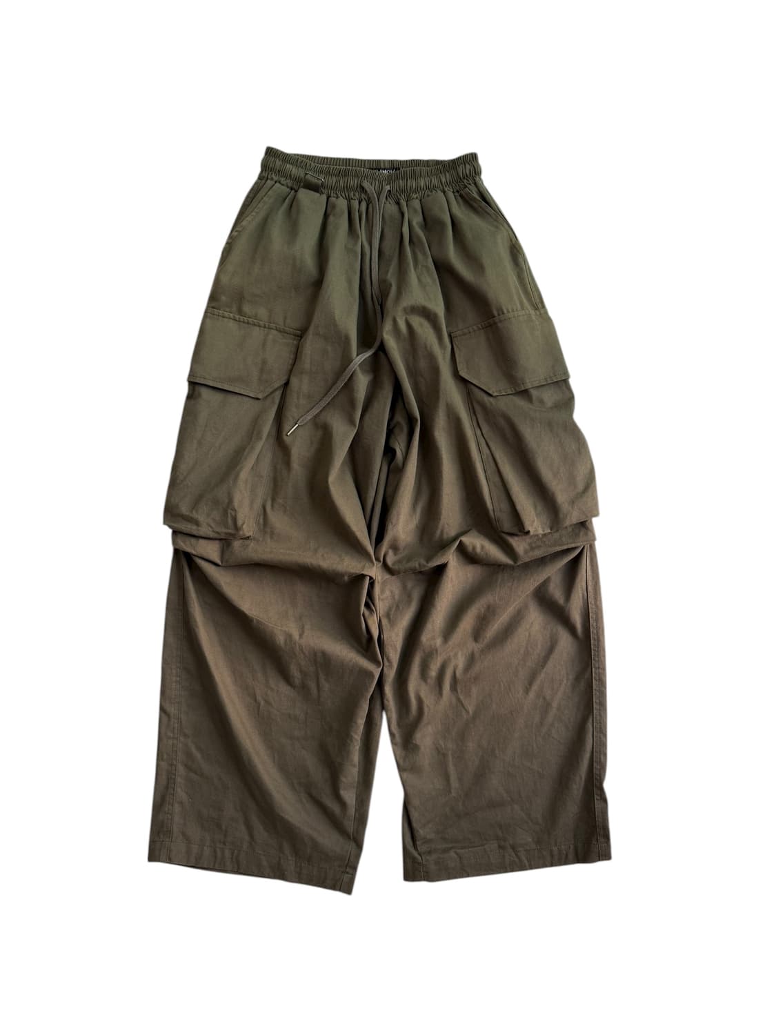 빈티지 와이드 카키 카고 팬츠 상품이미지5