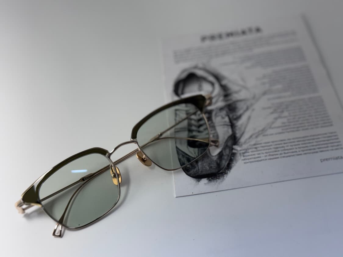 이세이 미야케 x 금자안경 웰링턴 V 하금테 안경 0056 상품이미지1