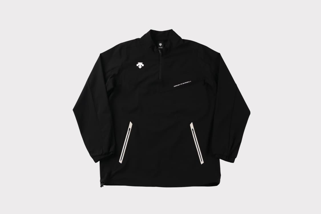 [L] 데상트 베이스볼 반집업 웜업 바람막이 상품이미지1