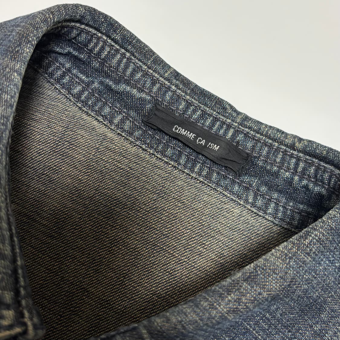 콤사이즘 더블 브레스트 데님 자켓 상품이미지3