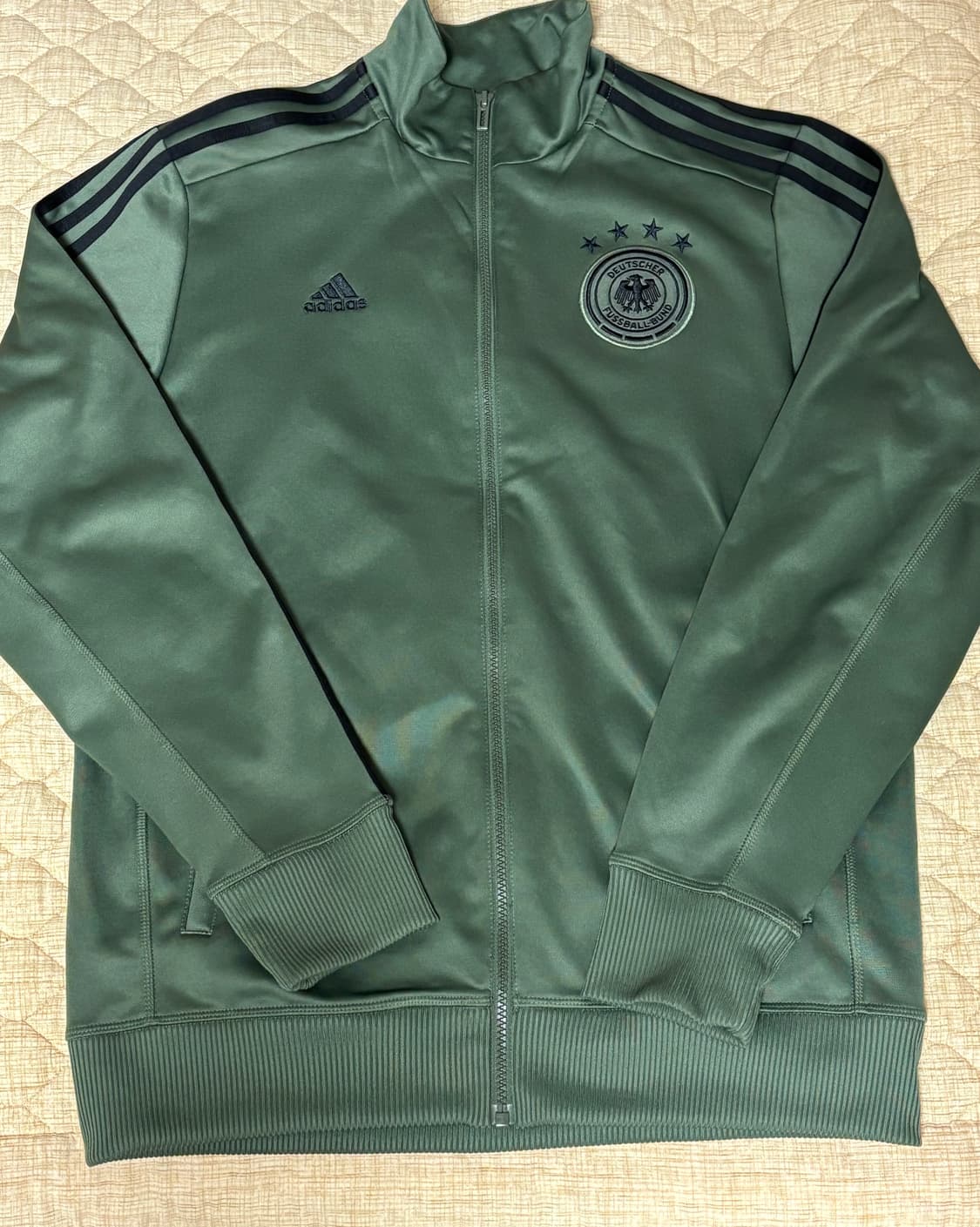 희귀) 아디다스 독일 국대 카키 져지 트랙탑 상품이미지1