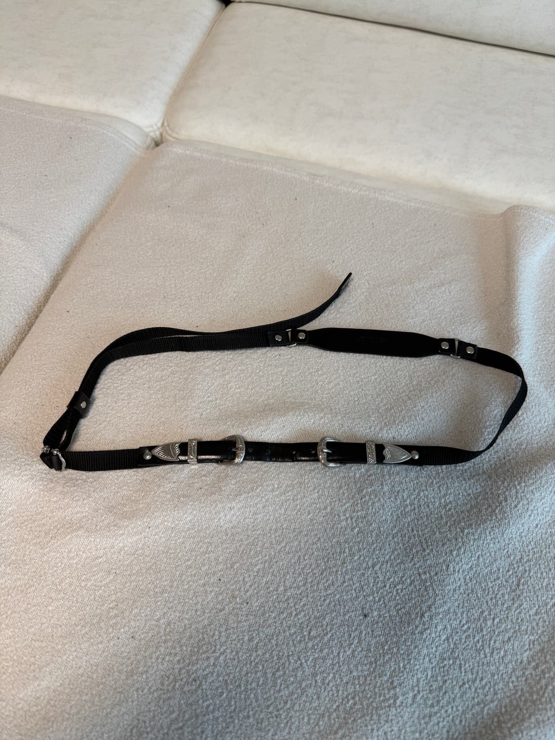 토가 웨스턴 더블 버클 벨트 상품이미지3