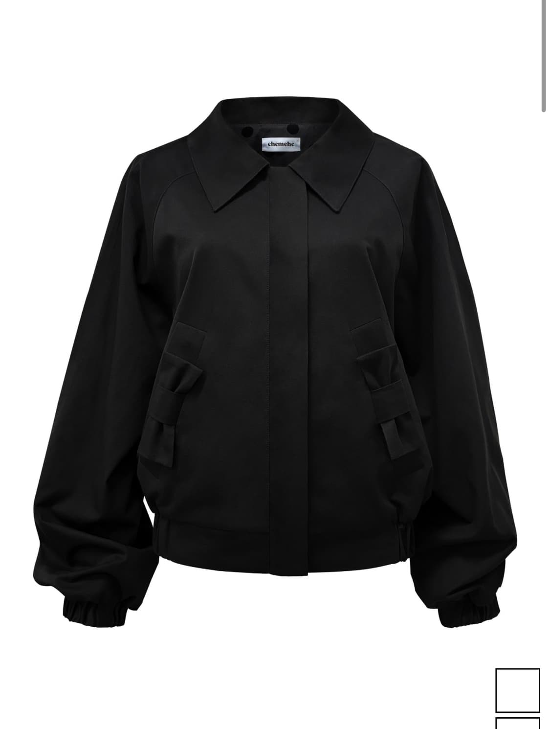 체메씨 보우 코튼 자켓 상품이미지1