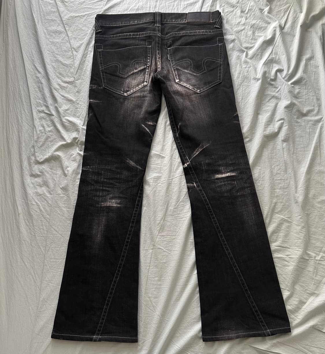 토네이도마트 흑청 워싱진 상품이미지4