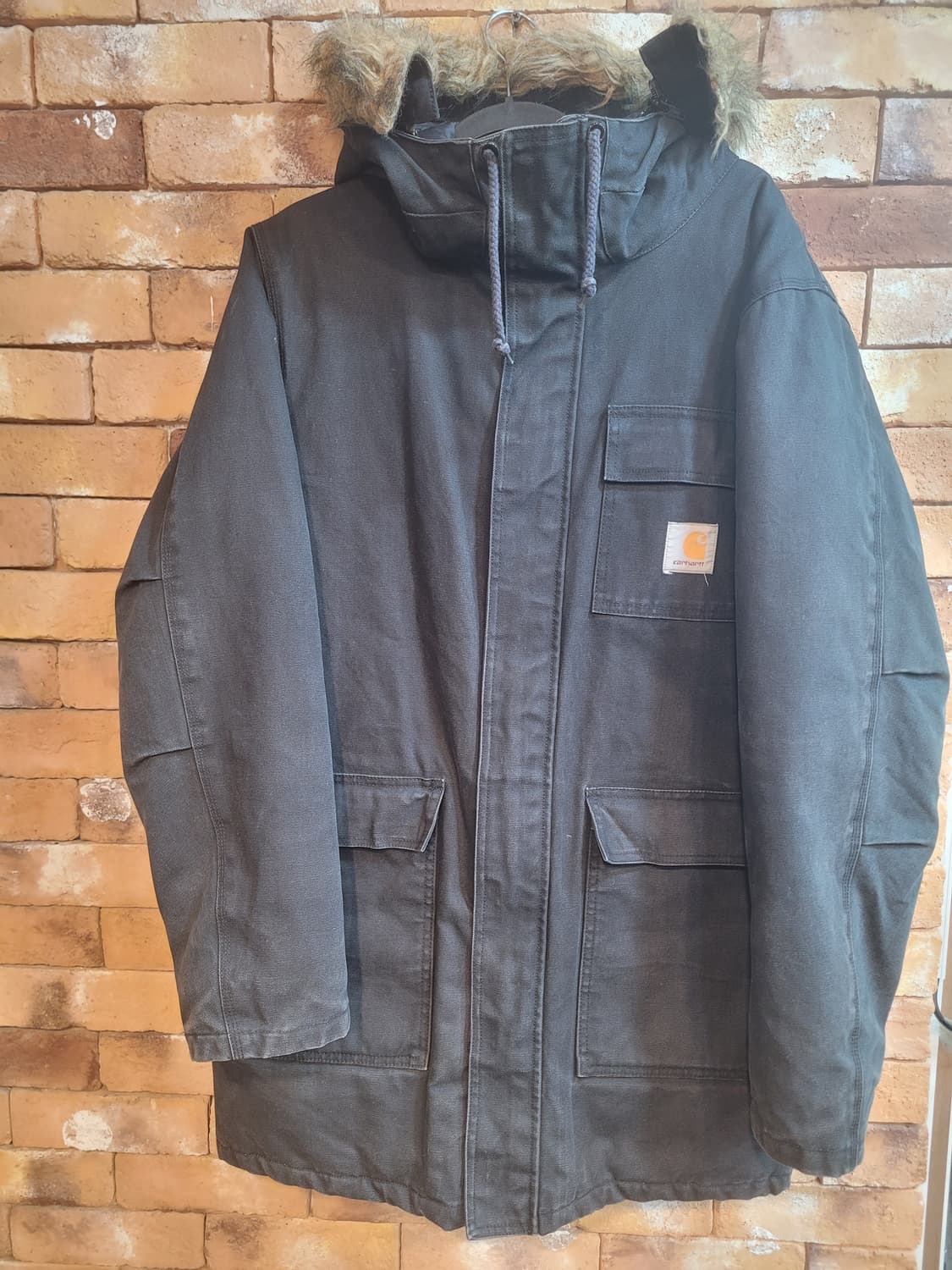 칼하트 WIP 시베리안 파카 블랙 S 상품이미지1