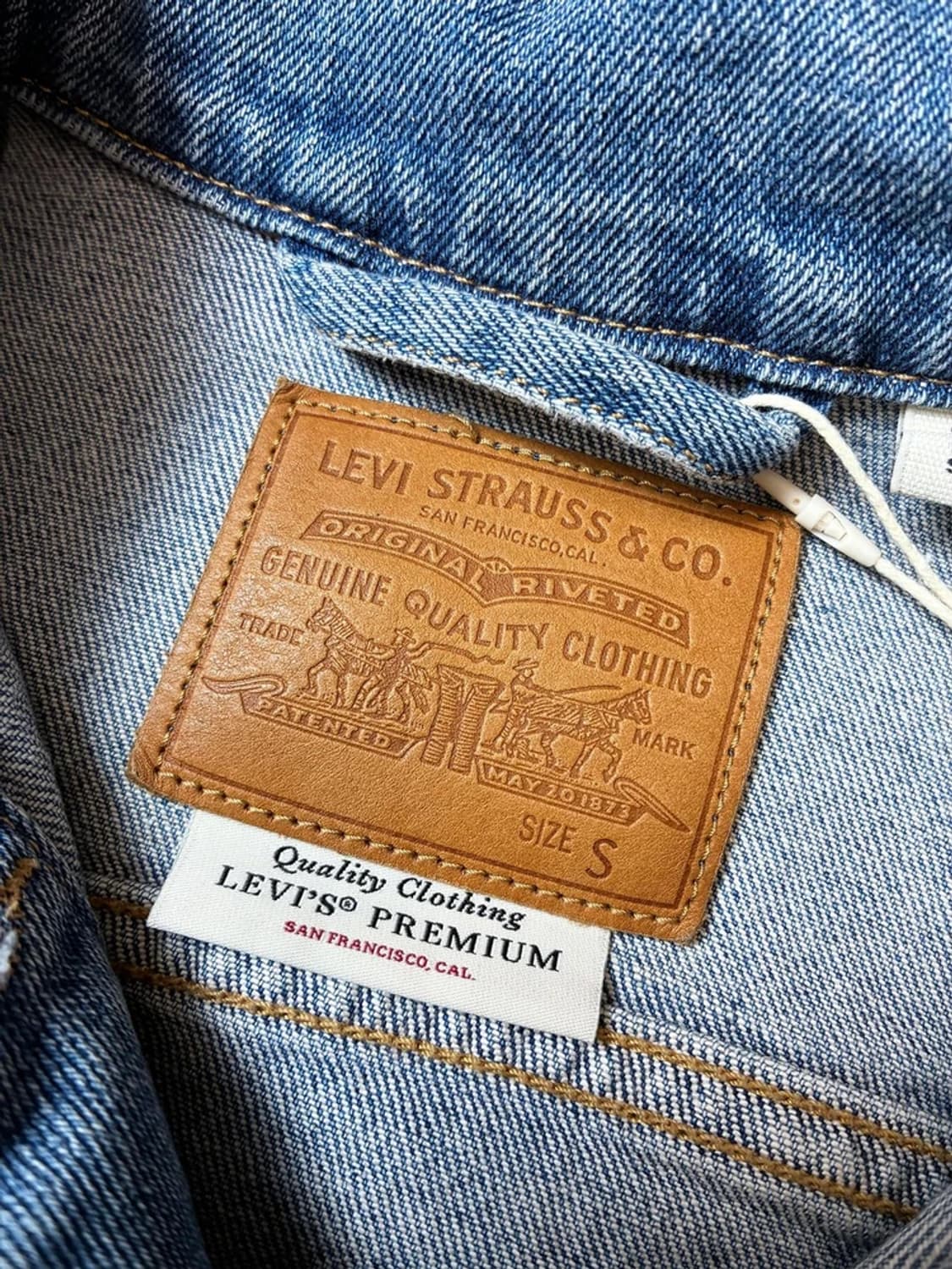 리바이스 00's 빈티지핏 데님 트러커 자켓 PN8322 상품이미지8