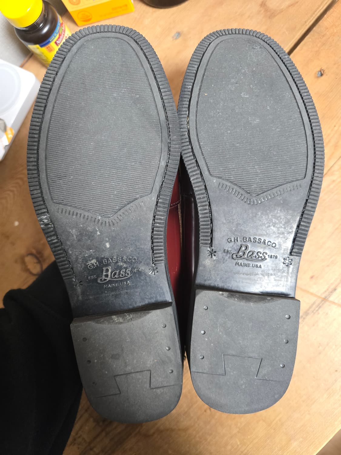 지에이치바스 위준 버건디 로퍼230 상품이미지5