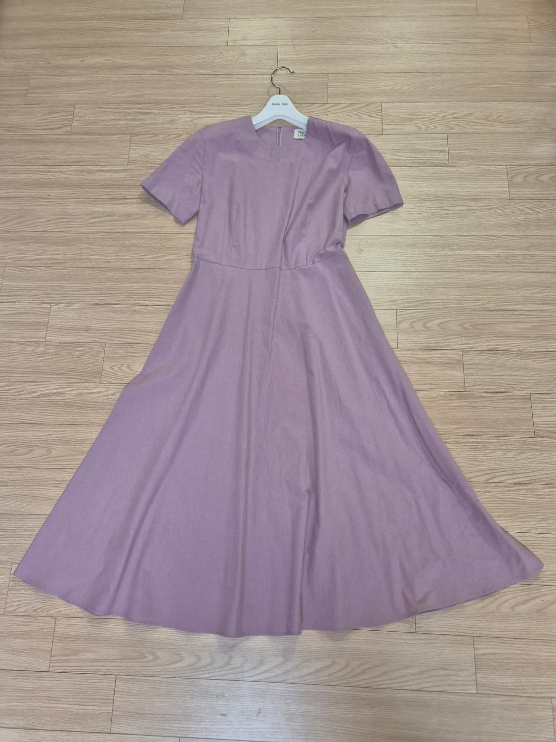 논로컬 린넨 플레어 원피스(핑크) 상품이미지6