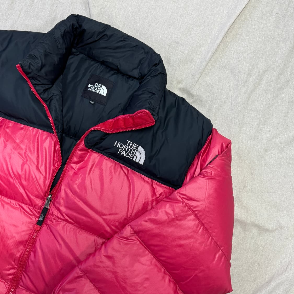 노스페이스 700 레드 눕시 패딩 105 상품이미지2