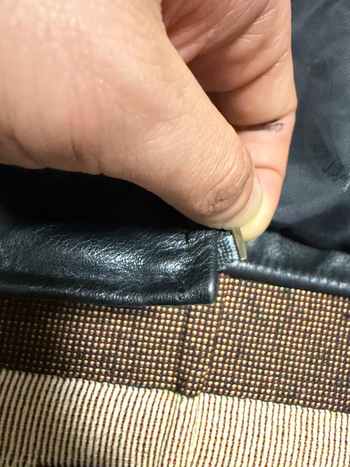 105) DANIER 캐나다 통가죽 카우하이드 레더자켓 상품이미지10