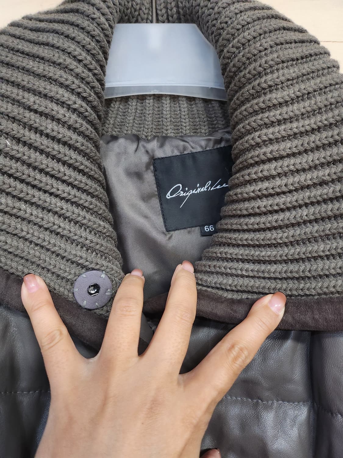 485) 오리지날이 양가죽 오리털 패딩 상품이미지2