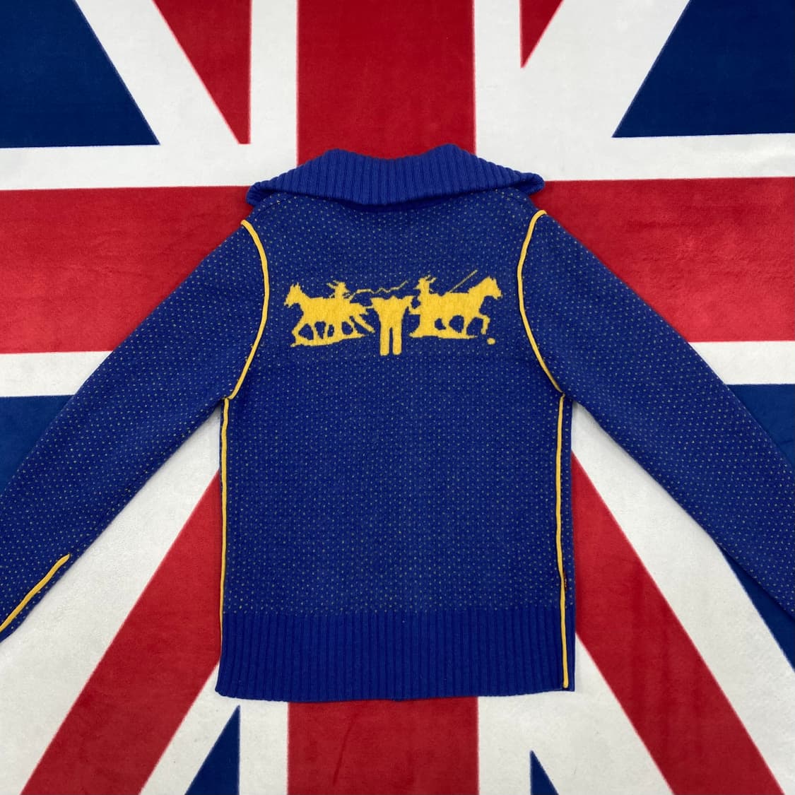 리바이스 type-1 니트집업 L 실측 S  상품이미지6