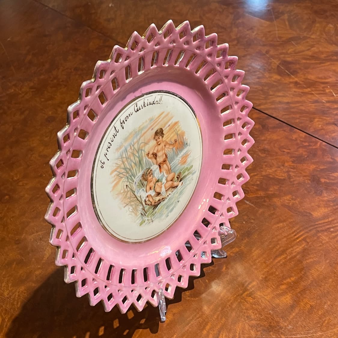 독일 슈만바바리아 투각 접시 상품이미지2