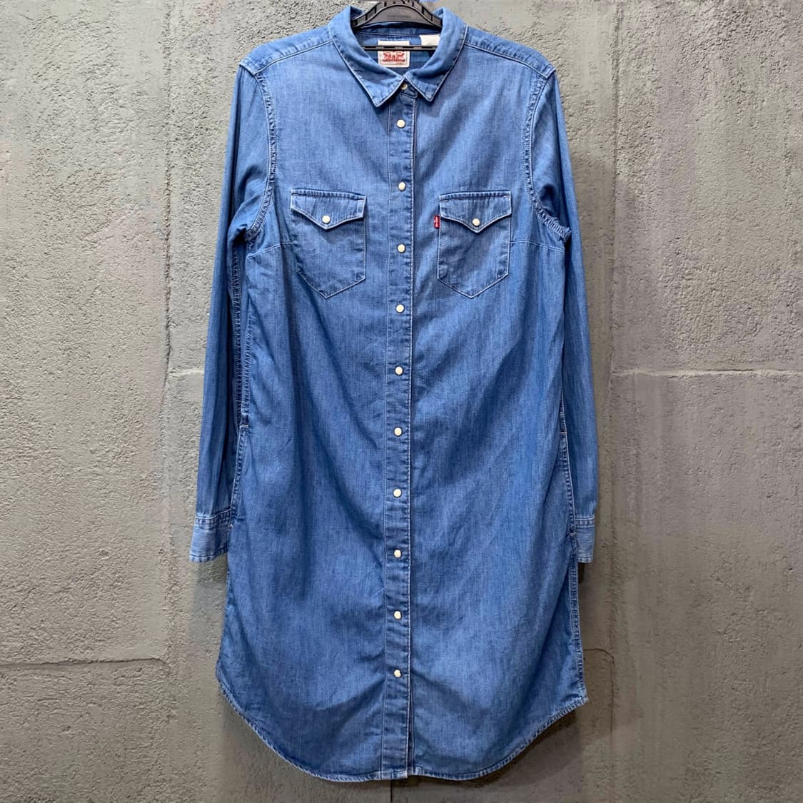 [M] 리바이스 롱 데님 셔츠 상품이미지2