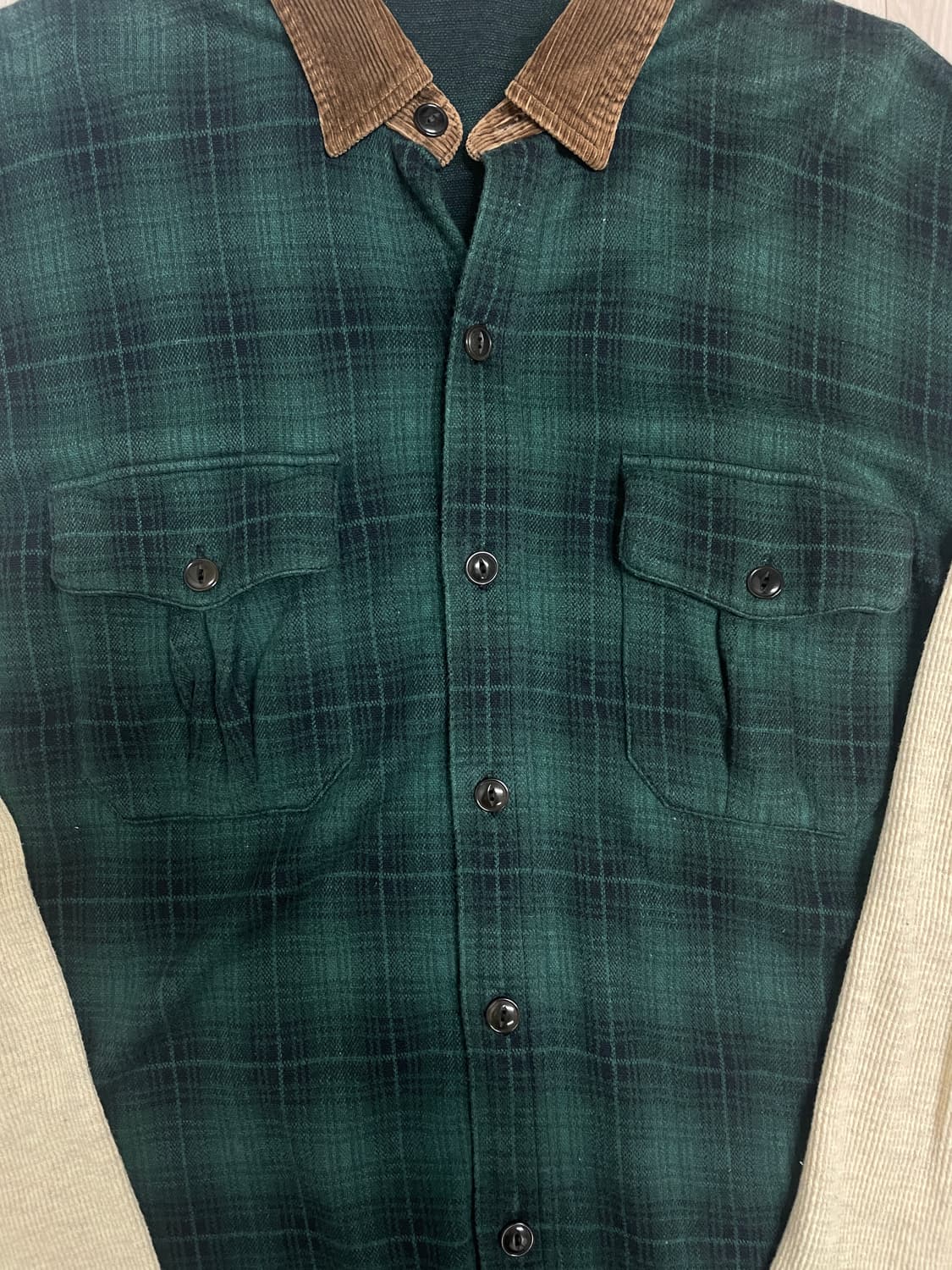 폴로 랄프로렌 체크 셔츠 가디건 상품이미지3