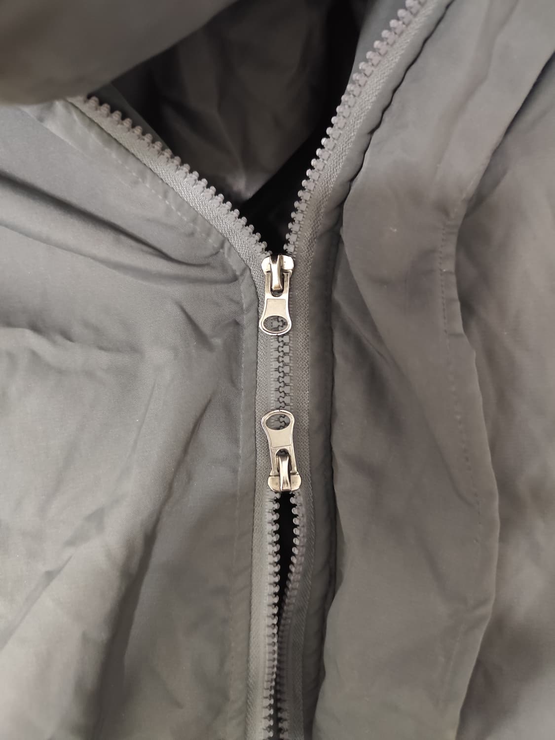 LAP 오버핏 크롭 숏패딩 (그레이, FREE) 상품이미지6