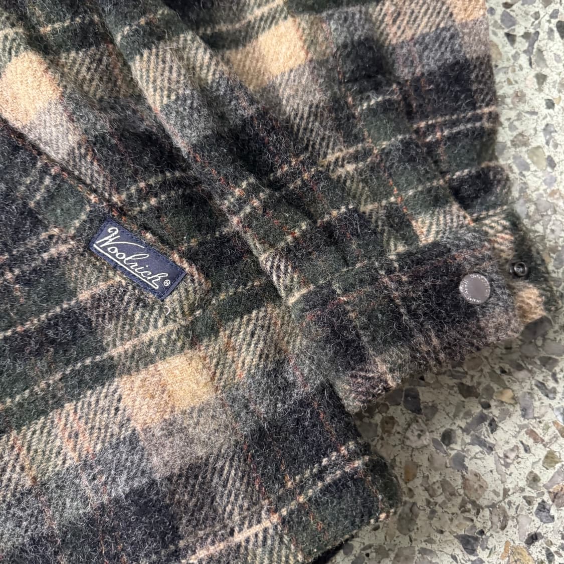 [M~L] Woolrich 울리치 체크 울 집업 자켓 상품이미지6