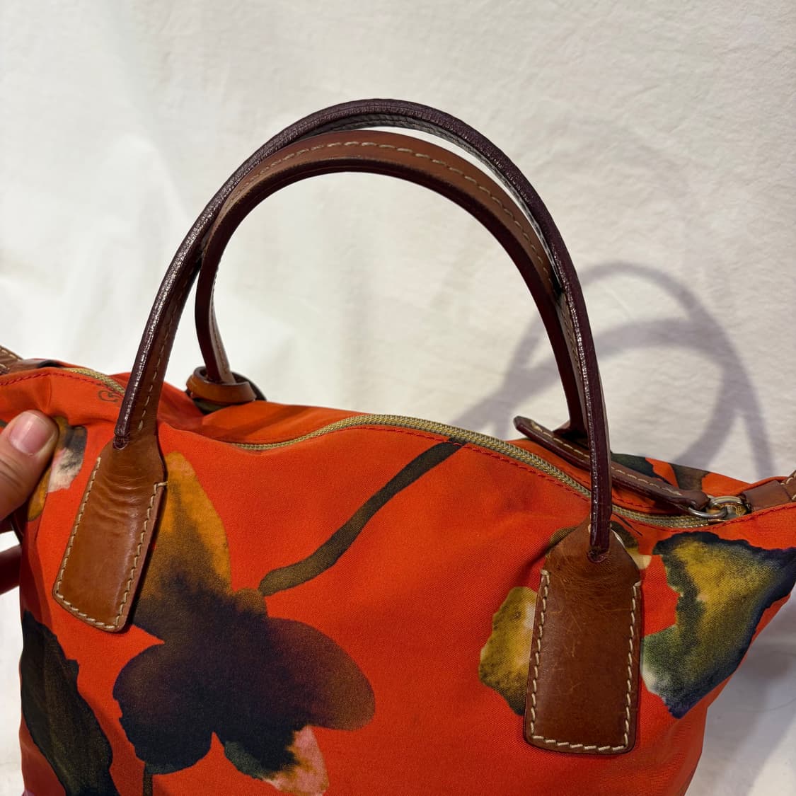 로베르타 피에리 오렌지 플라워 토트백 가방 상품이미지3