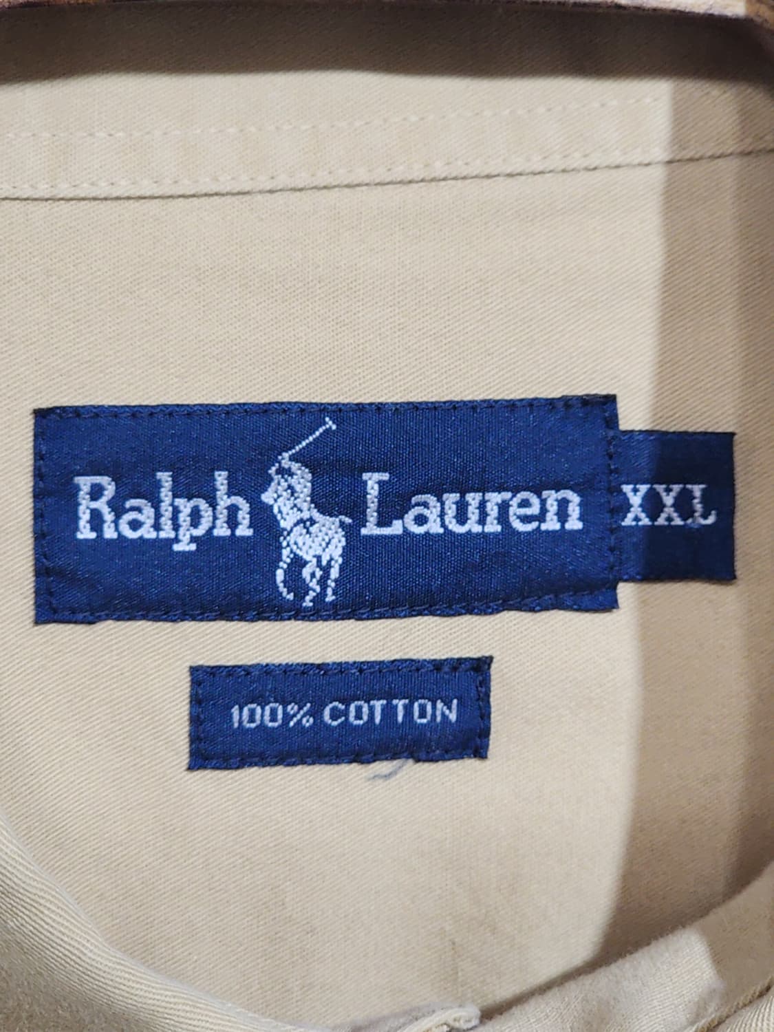 (XXL) 랄프로렌 폴로 남방 진베이지 셔츠 빅사이즈  상품이미지3