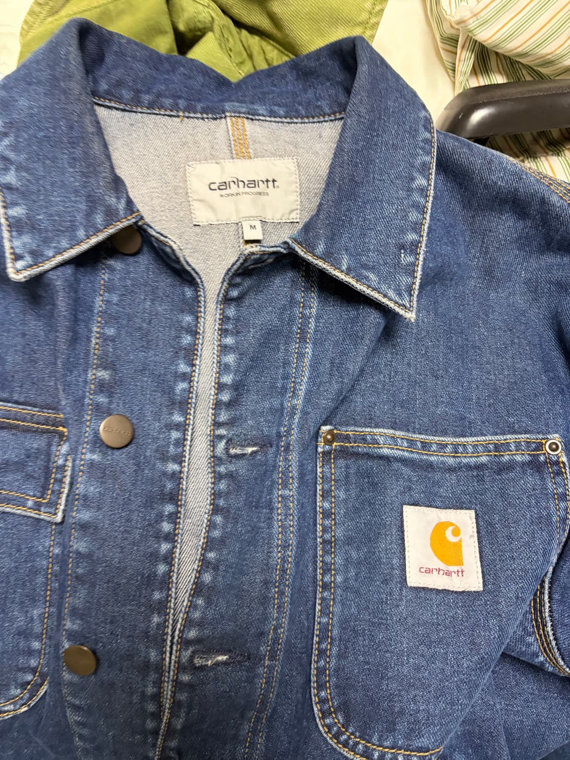 칼하트 윕 wip 데님 청 자켓 M 상품이미지10